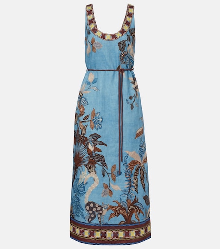 georgie midi dress Georgie Tie Neck Crepe Midi Dress