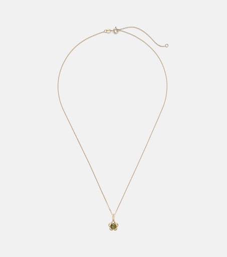 Kensington 14kt gold necklace with peridot