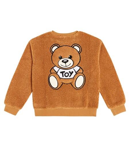 Teddy Bear Sweatshirt in Brown - Moschino Kids | Mytheresa