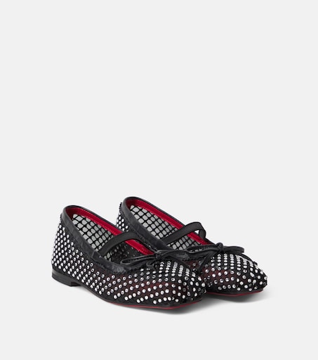 Christian Louboutin Kids 바발렛 장식 발레 플랫