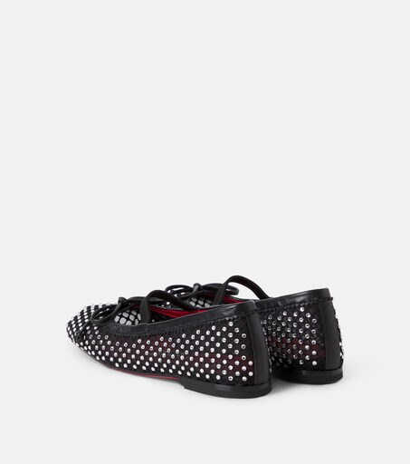 Christian Louboutin Kids 바발렛 장식 발레 플랫