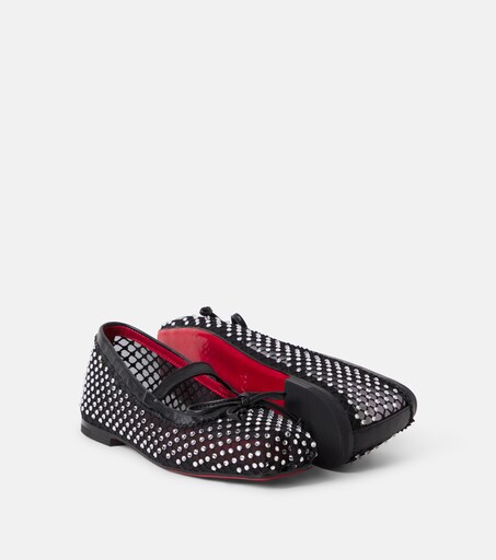 Christian Louboutin Kids 바발렛 장식 발레 플랫