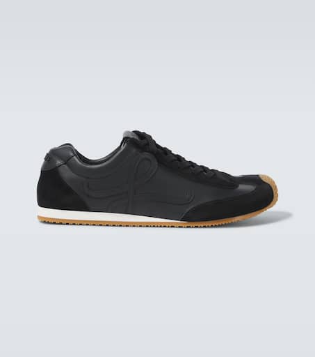LOEWE Ballet Runner 2.0 Anagram ロゴ レザー スニーカー LOEWE Ballet Runner 2.0 logo-appliquéd shell, suede and