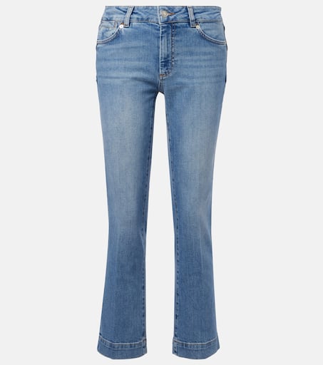 送料関税込【SPORTMAX】Schermo low-rise cropped bootcut jeans P01078997.jpg
