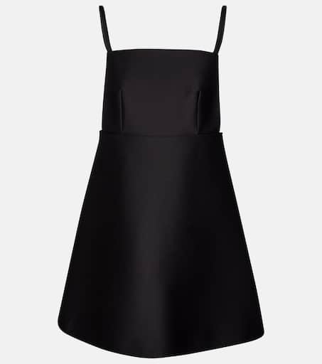 Stretch-cady minidress in black - Prada | Mytheresa