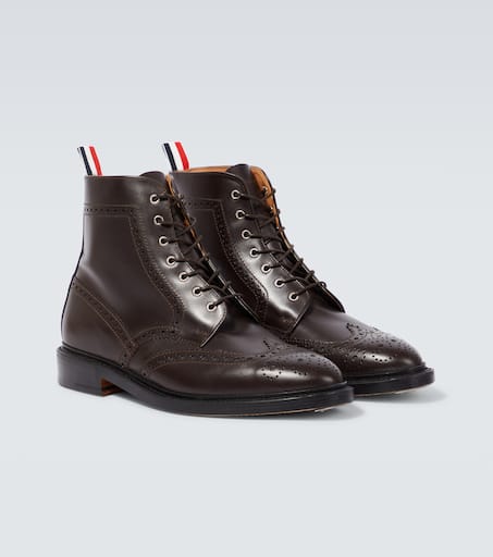 Brown store lace boots