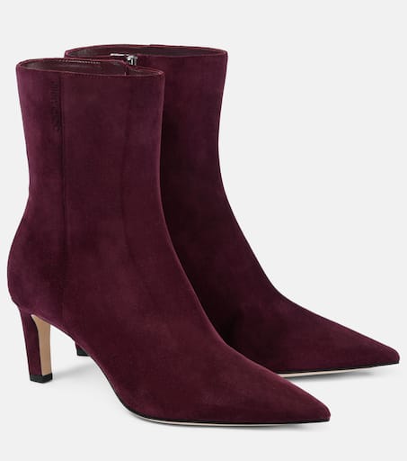 【THE MOZZ】suede ankle boots Miz Mooz Suede Ruched Ankle Boots - Dotti - QVC.com