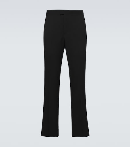 Burberry Wool grain de poudre tuxedo pants