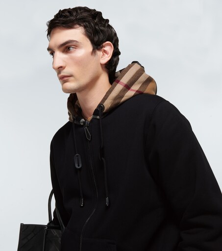 Samuel Hooded Sweatshirt in Black - Burberry | Mytheresa