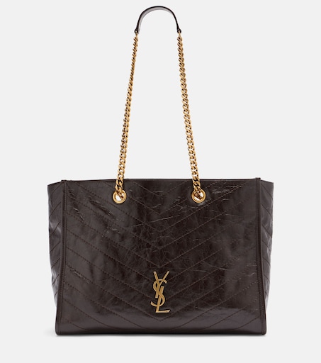 Niki East West Large leather shopper