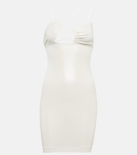 satin cut out detail cupped bodycon dress Cutout minidress in white - Nensi Dojaka HIDDEN VALLEY BLUE CHEESE Long sleeve skating dress Shoe size:US 13.5 / EU 48 / UK 12.5 model is 168 cm(66.14
