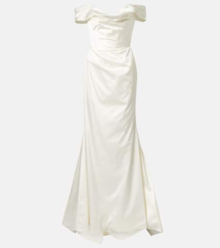 VIVIENNE WESTWOOD ワンピースドレス Bridal Nova Cora 804065 VIVIENNE WESTWOOD ワンピース Bridal Nova Cora crepe 804065