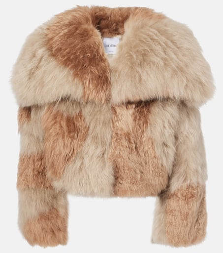 【関税・送料込み】THE ATTICO VINTAGE ROSE VISCOSE FUR JACKET THE ATTICO VINTAGE ROSE SHORT COAT | miinto | REVERSIBLE