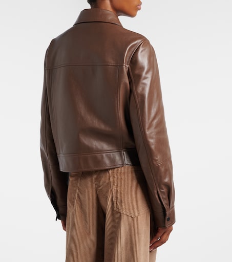 BRUNELLO CUCINELLI 레더 재킷