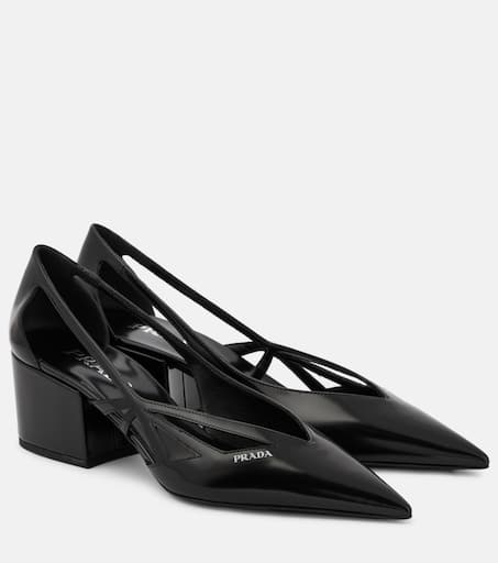 PRADA ブラック ポインテッドトゥ ハイヒール　24cm 25961303_55880900_1000.jpg
