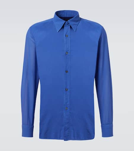 Tシャツ・カットソー TOM FORD SS24 Pleated plastron shirt (CA3269FAX1190 JB569) s-l1200.jpg