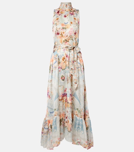 Camilla Embellished floral silk maxi dress | Thumbnail 7 Camilla Embellished floral silk maxi dress | Thumbnail 7
