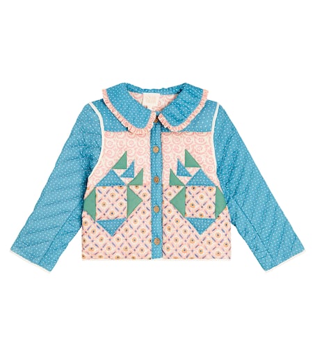 【もふもふ】着用1回 LOUISE MISHA ジャケット 6y Joulia patchwork cotton jacket in multicoloured - Louise