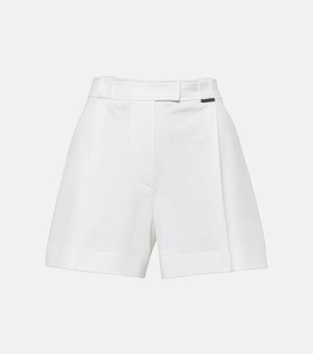 ショートパンツ BRUNELLO CUCINELLI Women Shorts  Burmudas MM633P8887C433 GR Brunello Cucinelli - Green Belted Bermuda Skort | Mitchell