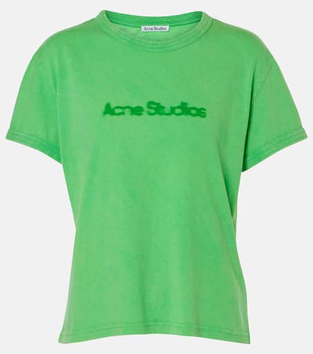 Tシャツ・カットソー ACNE STUDIOS Men T-shirt Green Acne Studios Plain Oversized T-shirt in Green for Men | Lyst