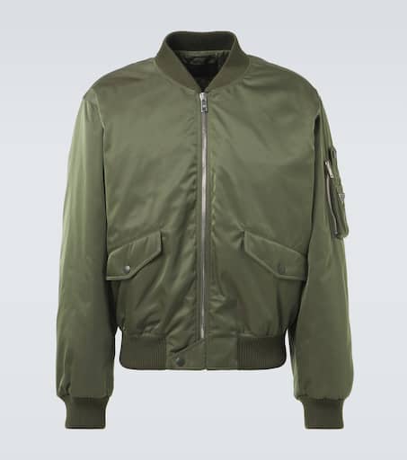 ジャケット PRADA SS25 Army green cotton jacket (292277SOOO16C1 F0393) Prada Logo Print Zip Jacket | Green | FARFETCH HK