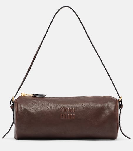 バッグ MIU MIU 90s enamel leather shoulder bag MIU MIU 90s enamel leather shoulder bag