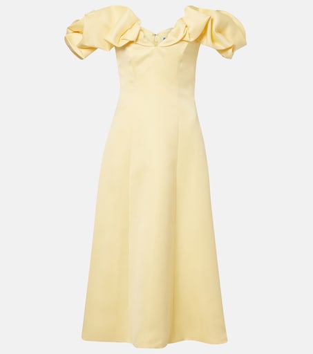 Leo Lin - Annie ruffled off-shoulder midi dress