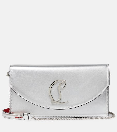 クラッチバッグ Christian Louboutin 'Loubi54' clutch Loubi54 - Clutch - Pearlescent patent calf leather - Pinup