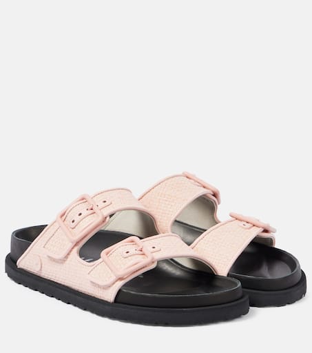 サンダル・ミュール Birkenstock 1774 Pink Leather Arizona Avantgarde Slippers 1774 III Arizona Leather Azalea Pink | BIRKENSTOCK