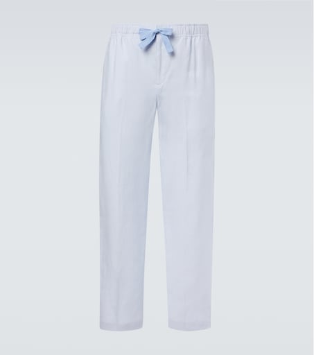 Orlebar Brown Alex linen straight pants