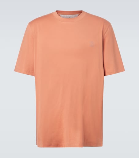 Brunello Cucinelli Logo cotton jersey T-shirt