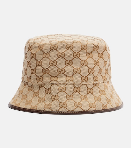 GG Canvas bucket hat in beige - Gucci | Mytheresa