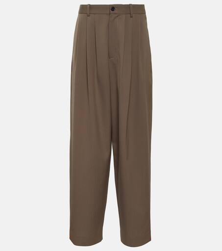 Rufos twill wide-leg pants in beige - The Row | Mytheresa