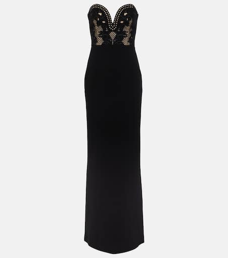 新作【Rebecca Vallance】Alisa lace bustier gown Alisa lace bustier gown in black - Rebecca Vallance | Mytheresa