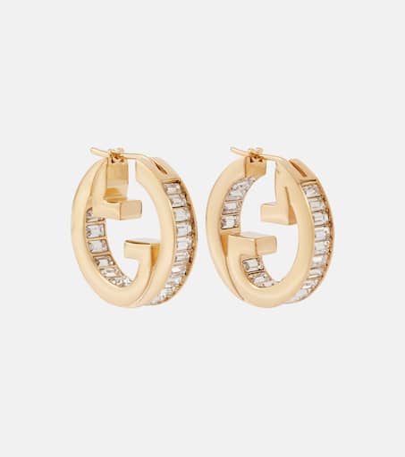 【関税込み】gucci Gucci Blondie' mini earrings Gucci Blondie Mini embellished earrings in gold - Gucci
