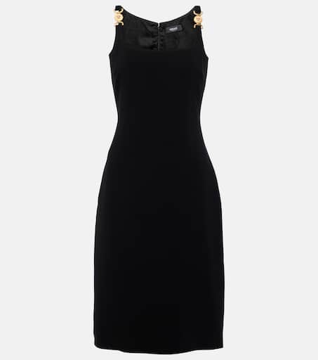 Medusa '95 cady midi dress in black - Versace | Mytheresa