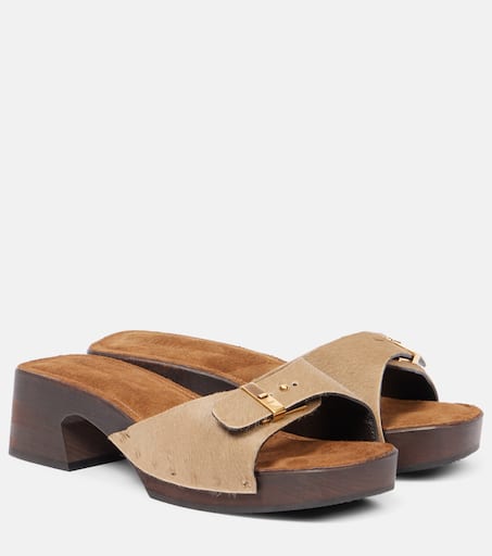 サンダル・ミュール KHAITE SANDAL (F3077920L920 200) Loulou Sandal in Black Leather – KHAITE