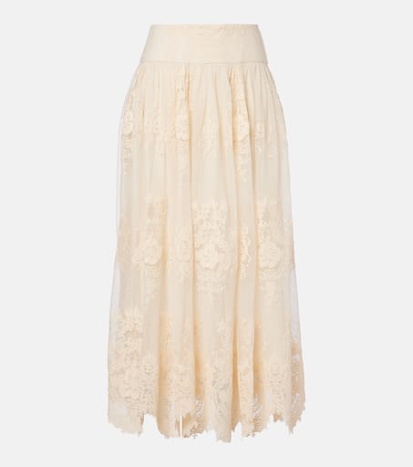 ワンピース ZIMMERMANN Women Mid Skirts 1760DSS251 IVORY Beige P01101086.jpg