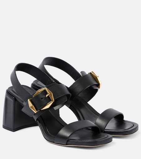 Hawke 70 leather sandals in black - Jimmy Choo | Mytheresa
