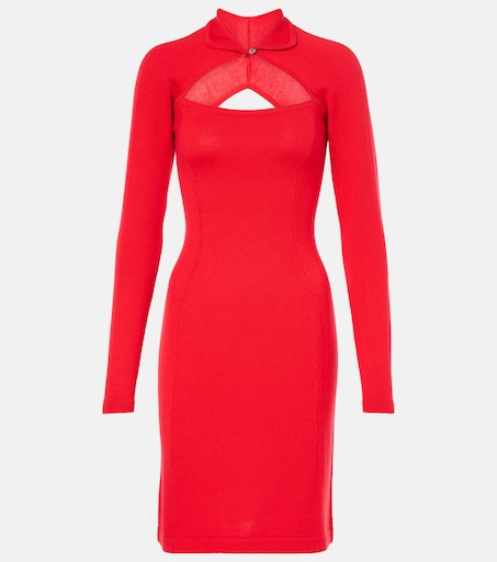 Knitted wool midi dress in red - Vivienne Westwood | Mytheresa