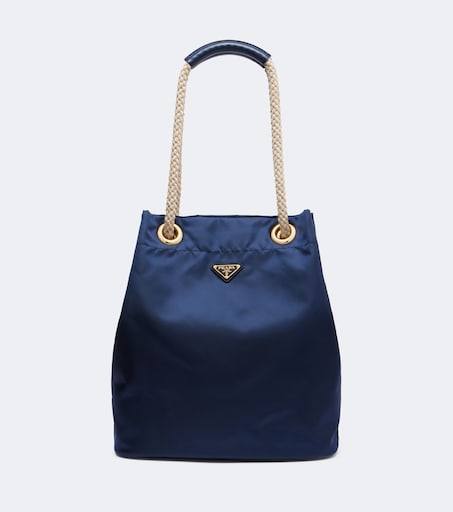 Prada Mariner Re-Nylon Large bucket bag in blue - Prada | Mytheresa