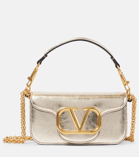 【VALENTINO】LOCO MINI SHOULDER BAG VALENTINO Small Locò Calfskin Shoulder Bag