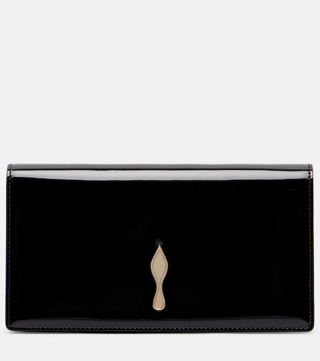 Bettina Small patent leather clutch in black - Christian Louboutin