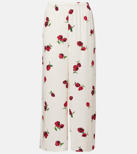 【Khaite】 Mindyプリントツイルパンツ Khaite Mindy printed twill pants Khaite