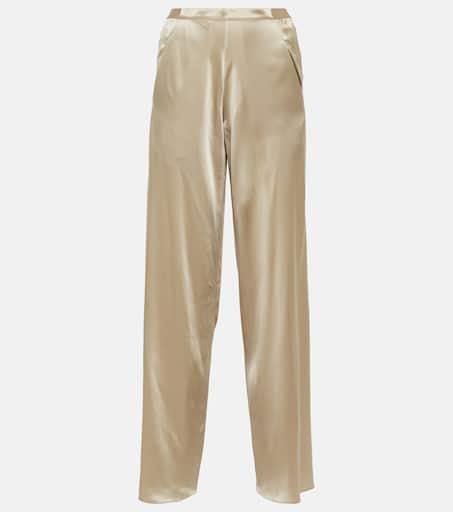 パンツ fery SATIN WATER PANTS/Beige fery SATIN WATER PANTS/Beige