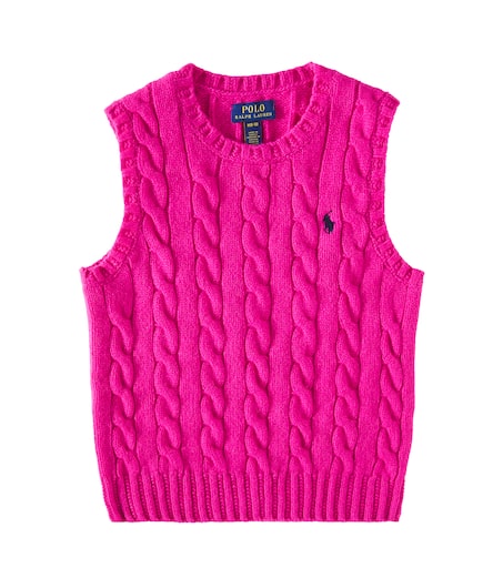 polo wool vest