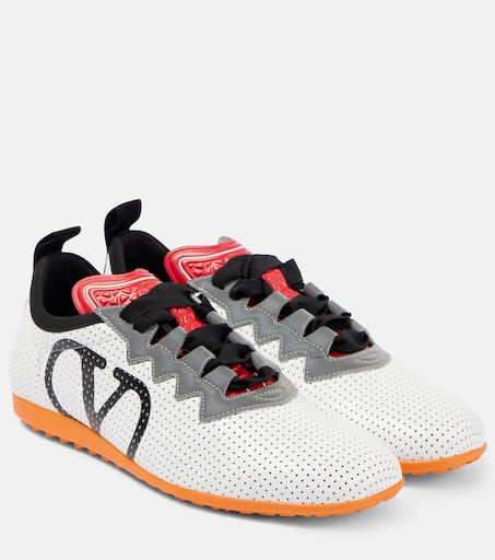 Chromathon leather sneakers in white - Valentino Garavani