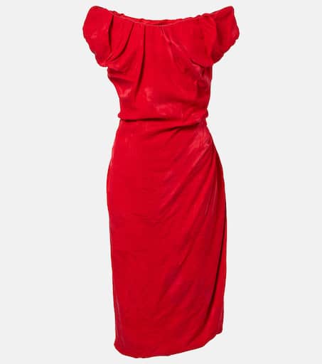 VIVIENNE WESTWOOD ワンピース Ginnie draped gown1014718 Ginnie draped gown in beige - Vivienne Westwood | Mytheresa