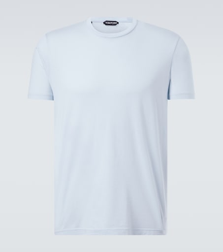 Tom Ford Cotton and silk jersey T-shirt