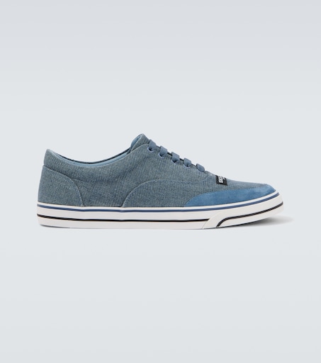 Dolce & Gabbana Suede-trimmed sneakers